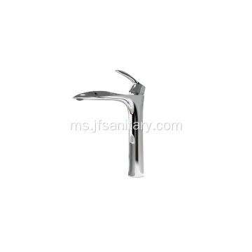 Classic Chrome Taller Basin Tenggelam Ketik Untuk Bilik Mandi